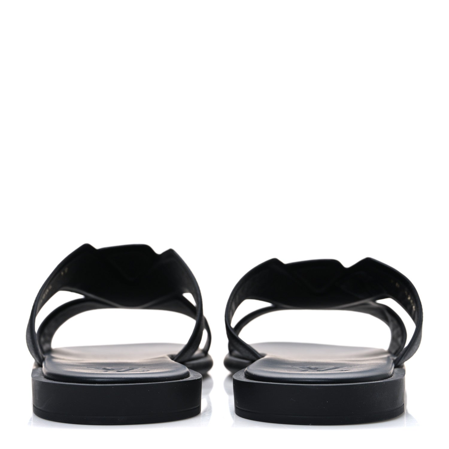 Louis Vuitton Monogram Eclipse Calfskin Mens LV Oasis Mules 12 Black 6 of 10