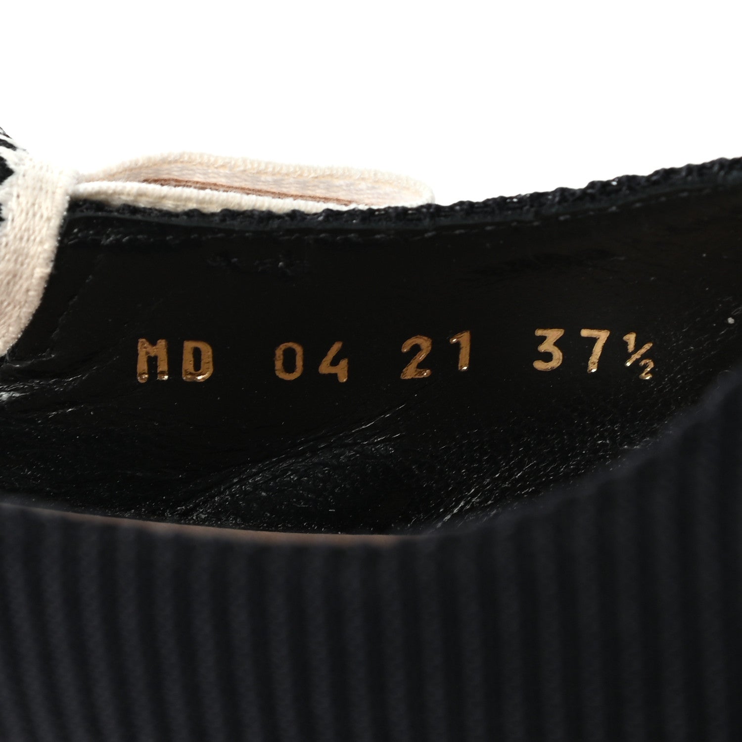 Christian Dior Technical Canvas Ribbon J Adior Slingback 65mm Pumps 37.5 Black 8 of 9