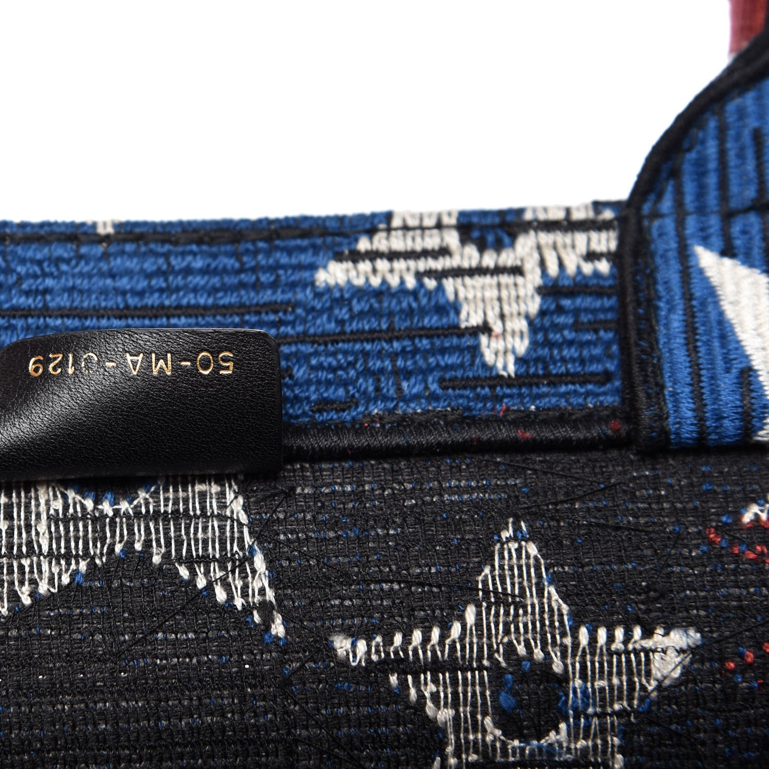 Christian Dior Canvas Embroidered Exclusive US Book Tote Multicolor 9 of 10