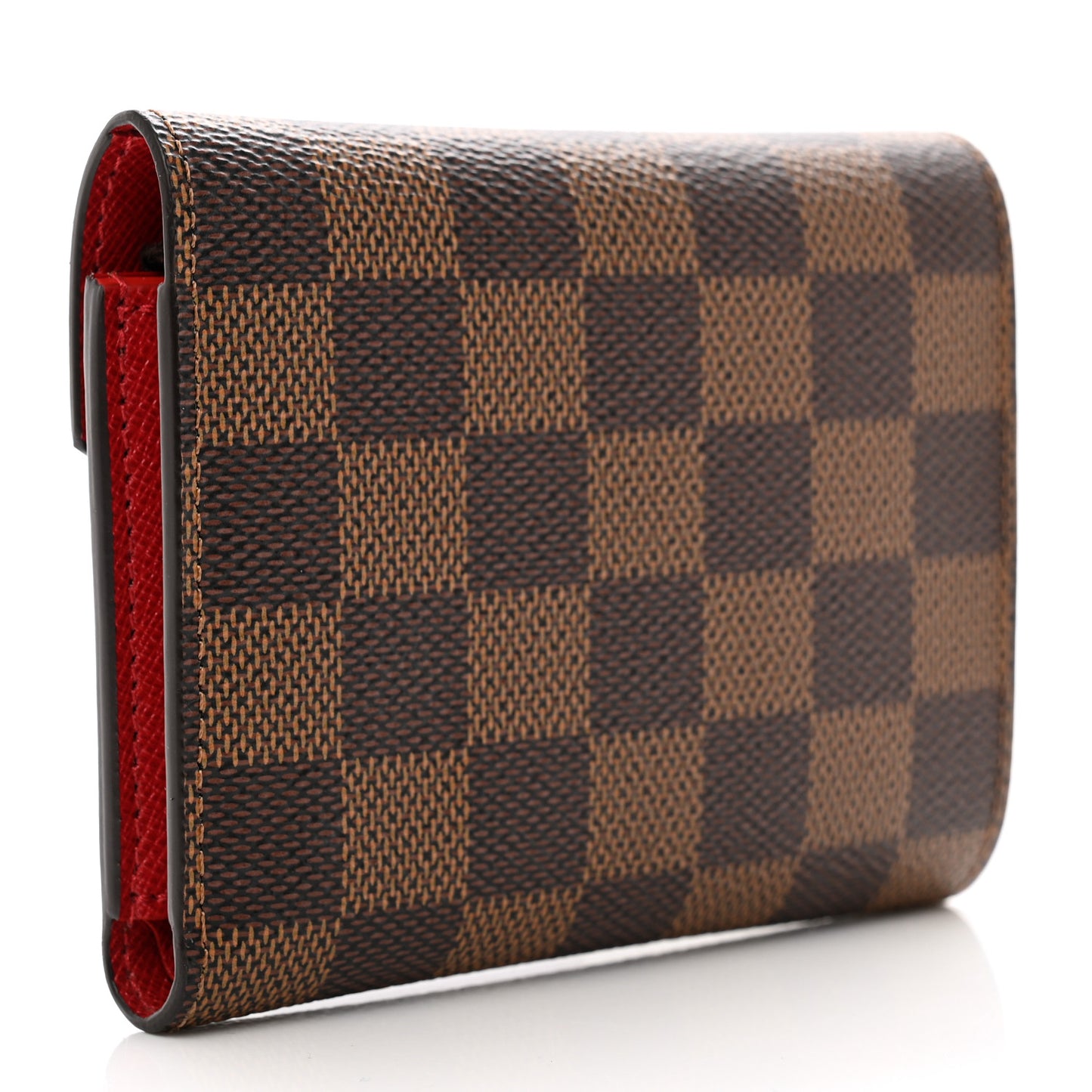 Damier Ebene Victorine Wallet Red