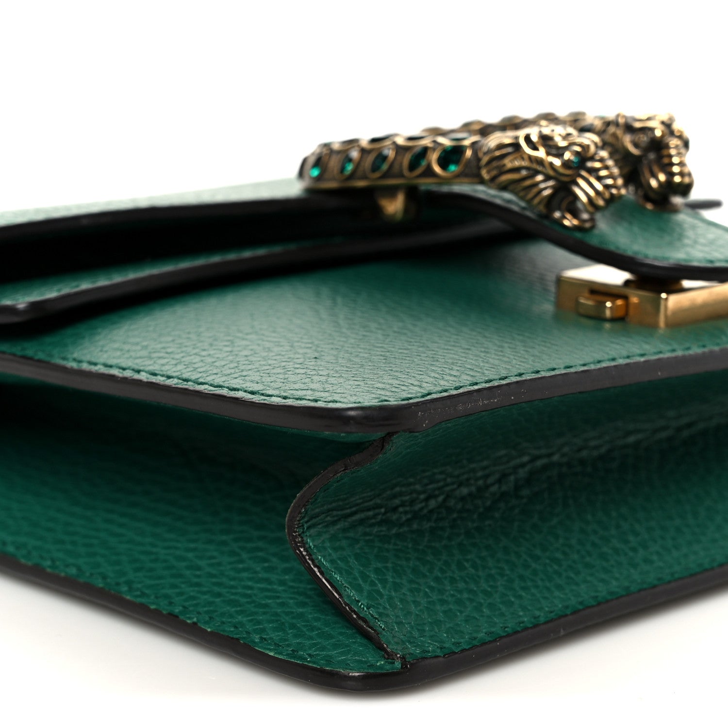 Gucci Calfskin Mini Dionysus Shoulder Bag Emerald 10 of 12