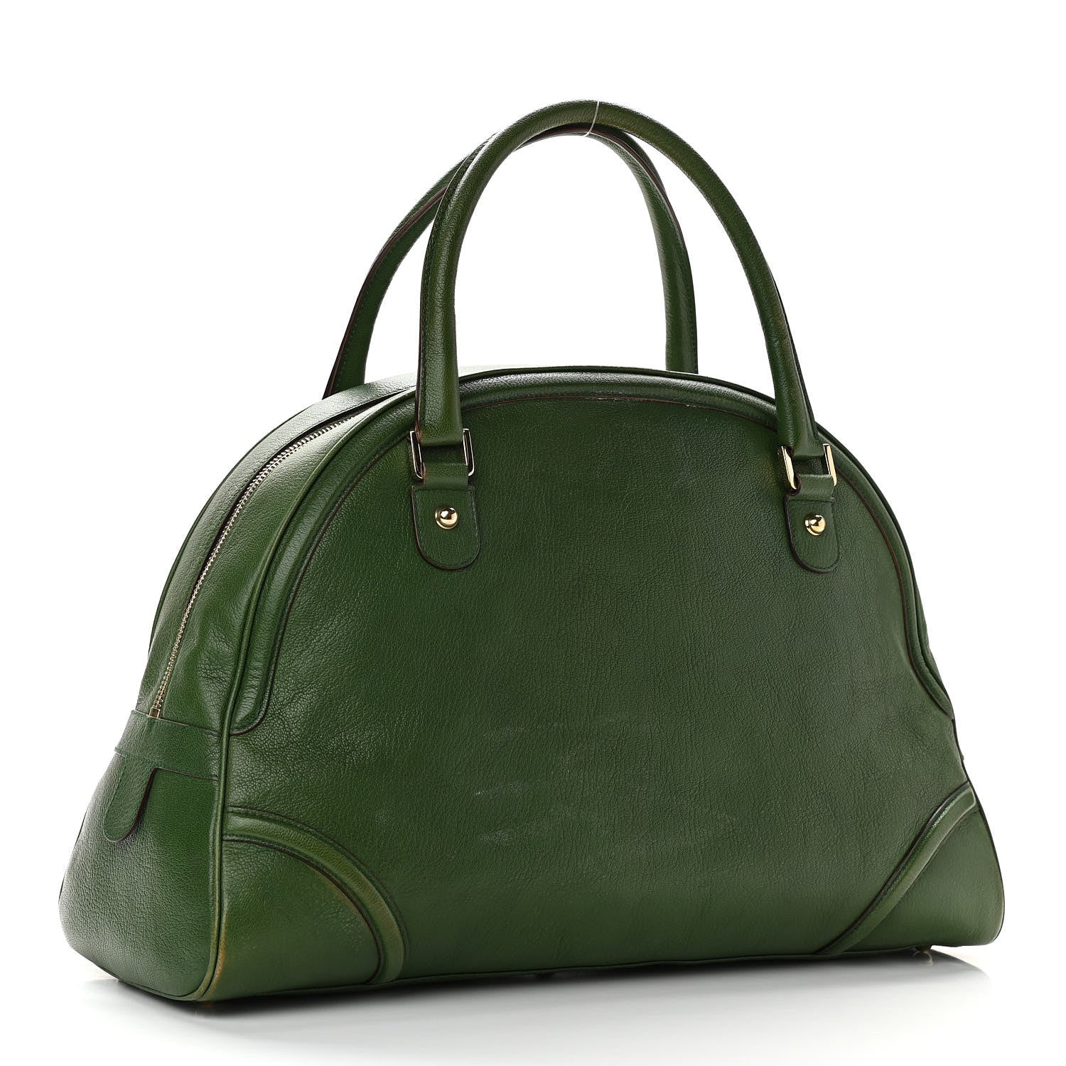 Gucci Calfskin Blondie Bowler Green 3 of 23