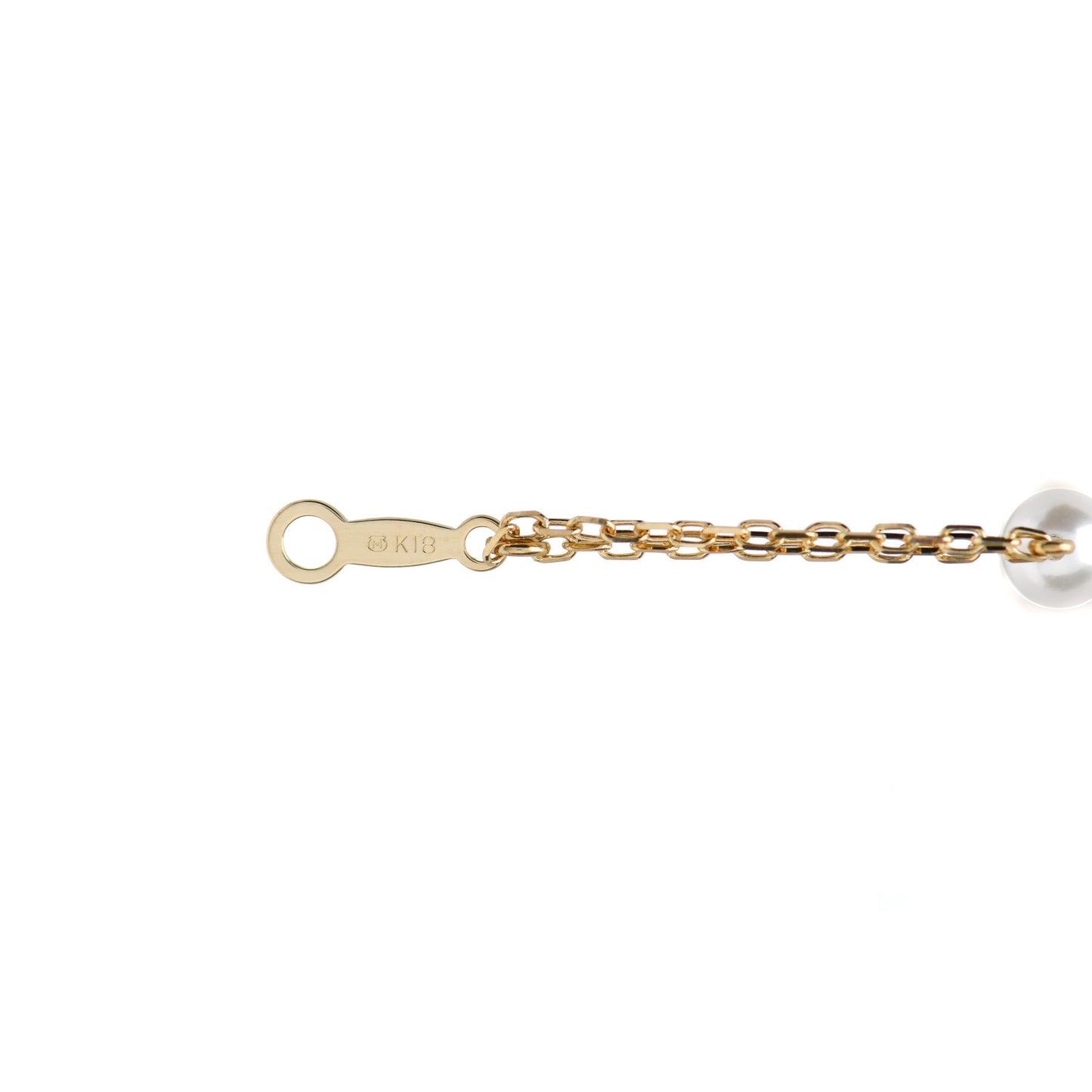 18K Yellow Gold Akoya Pearl 4-4.5mm Station Bracelet
