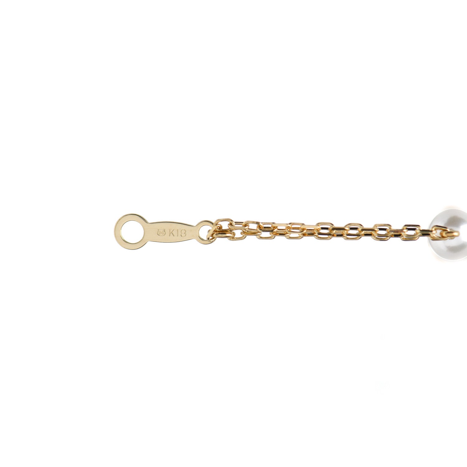 Mikimoto 18K Yellow Gold Akoya Pearl 4-4.5mm Station Bracelet 3 of 3