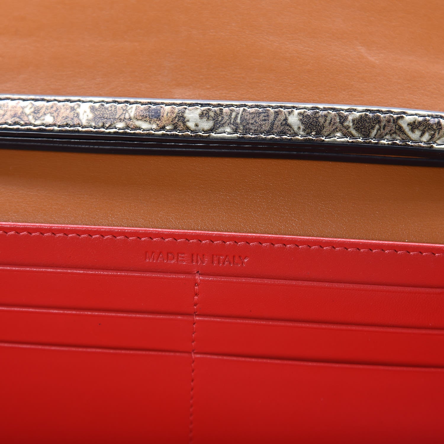 Christian Louboutin Patent Specchio Printed Macaron Flap Wallet Multi Metal 9 of 9