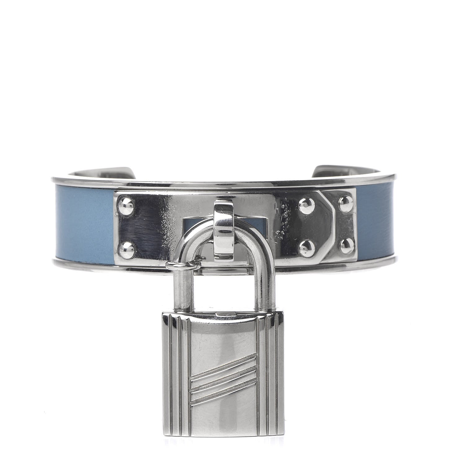 Hermes Box Kelly Lock Cadena Cuff 1 of 9