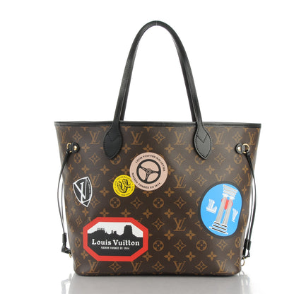 Louis Vuitton Monogram World Tour Neverfull MM 3 of 10
