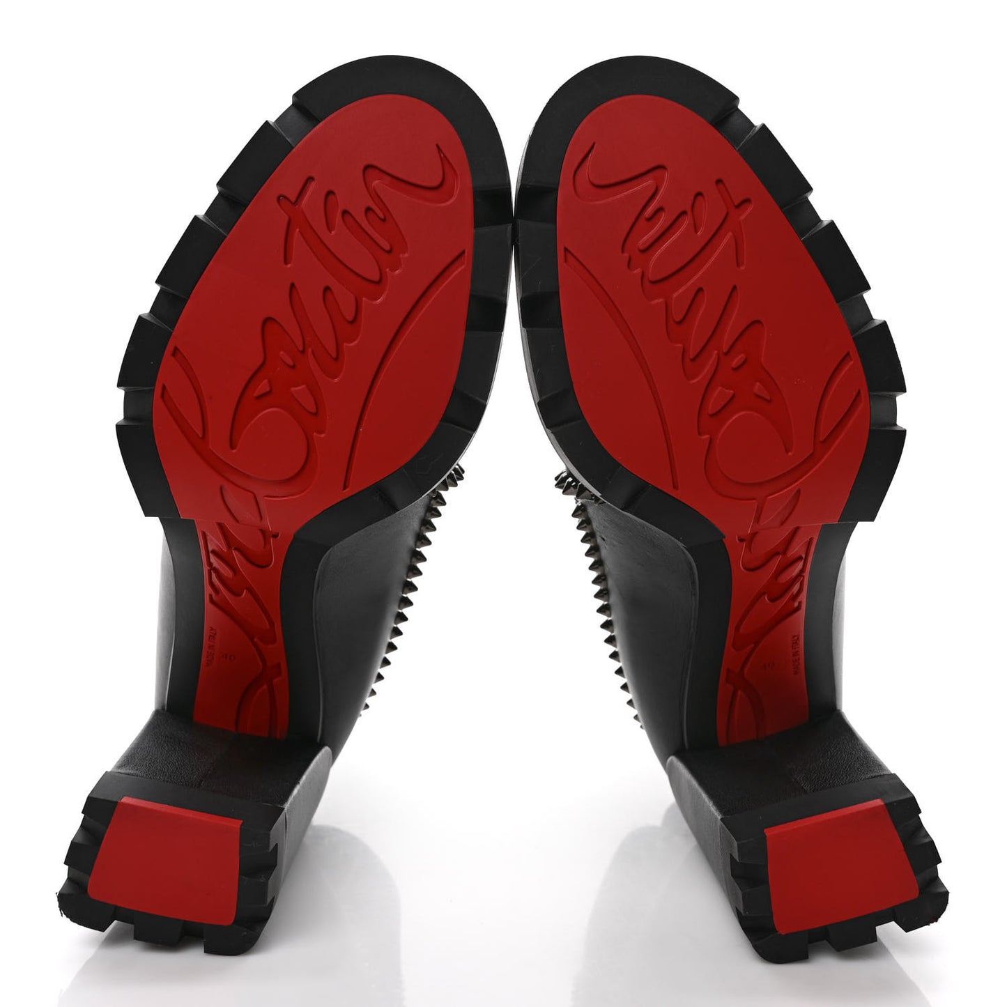 Nappa Out Line Spike Lug 100 Boots 40 Black