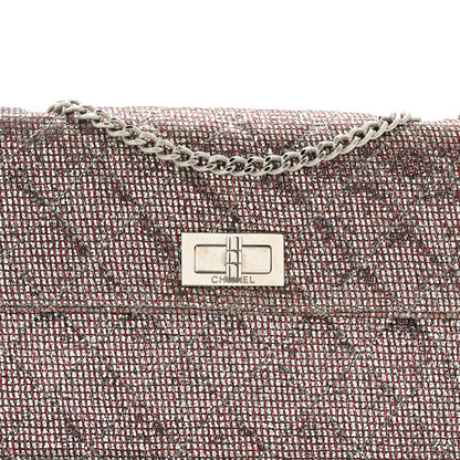 Chanel Crystal Quilted Mademoiselle Reissue 2.55 Flap Silver 8 of 14