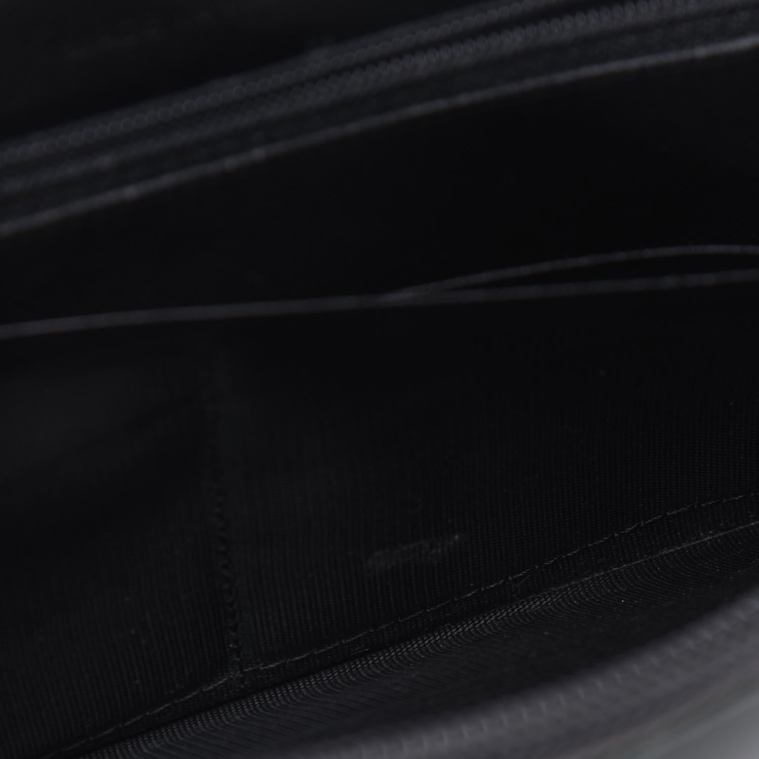 Prada Tessuto Nylon Quilted Zip Around Wallet Black 11 of 23