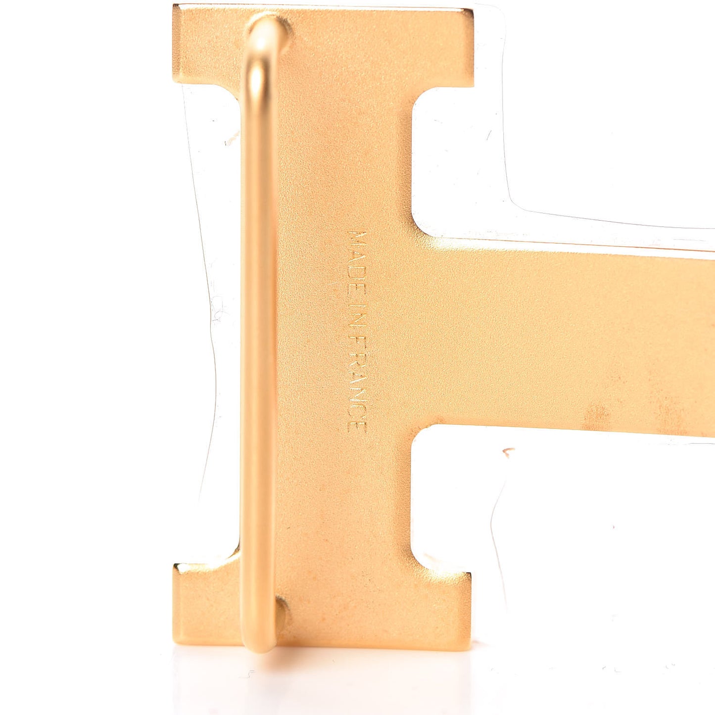 Martelee 32mm H Belt Buckle Gold