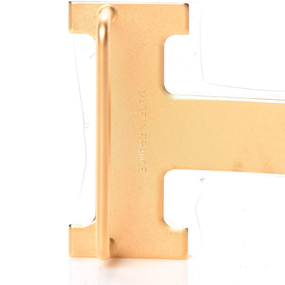 Hermes Martelee 32mm H Belt Buckle Gold 3 of 5