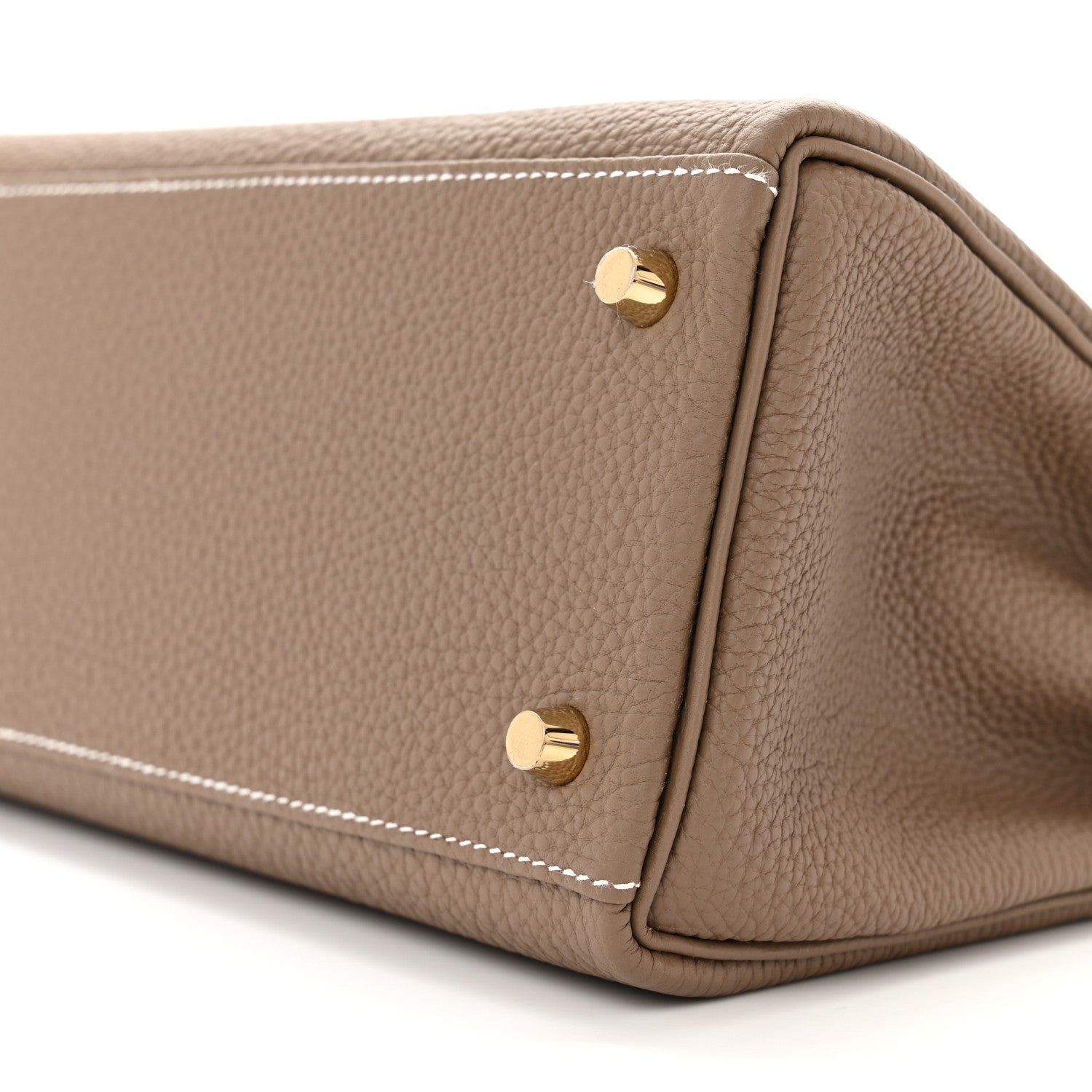 Hermes Togo Kelly Retourne 28 Etoupe 10 of 11