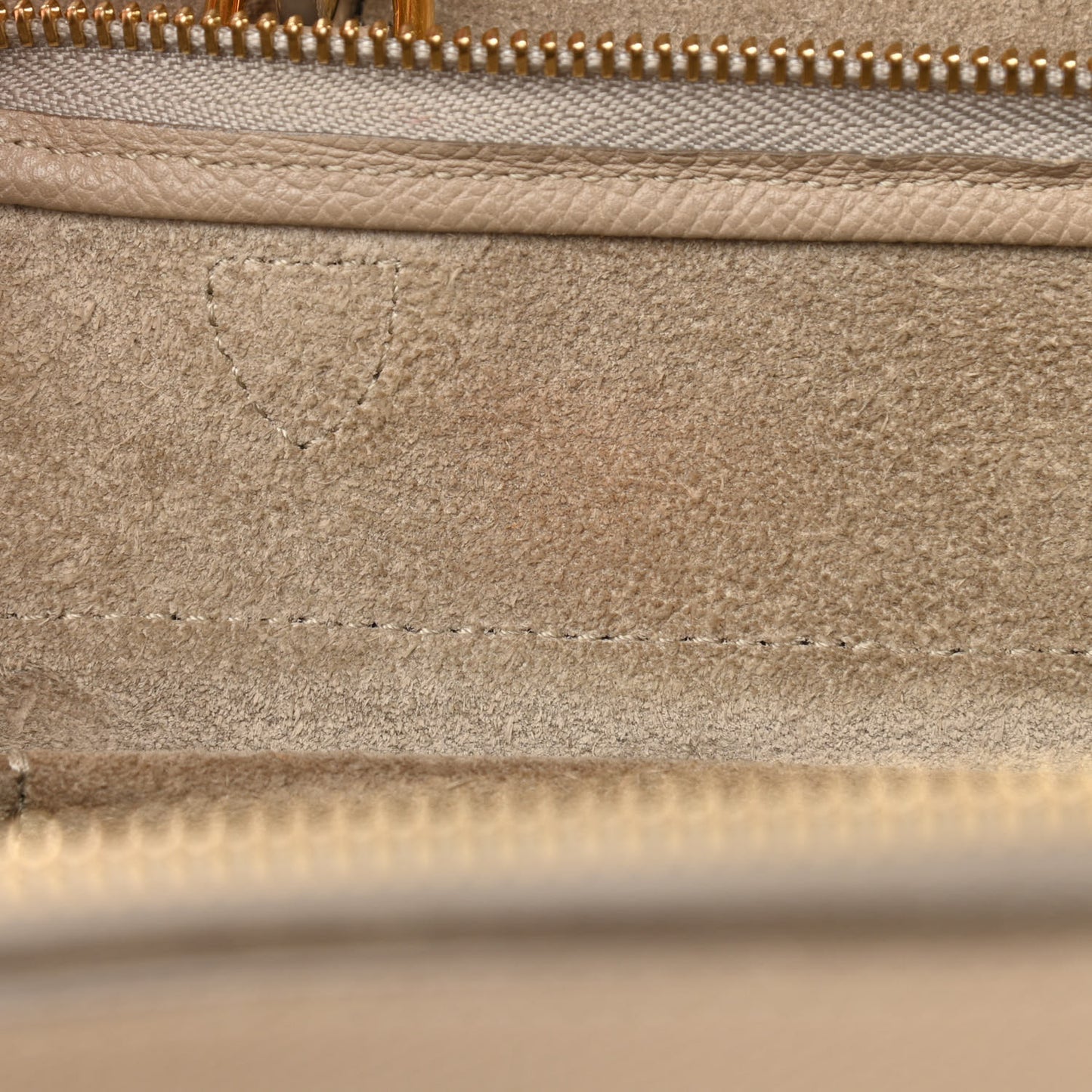 Grained Calfskin Mini Belt Bag Light Taupe