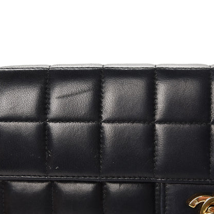 Chanel Lambskin East West Chocolate Bar Flap Black 11 of 13