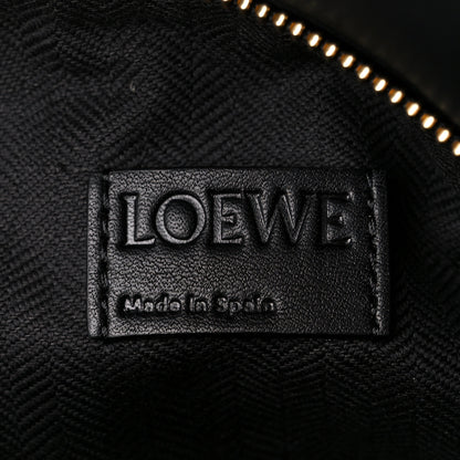 Loewe Raffia Calfskin Small Puzzle Bag Natural Honey Gold 6 of 9