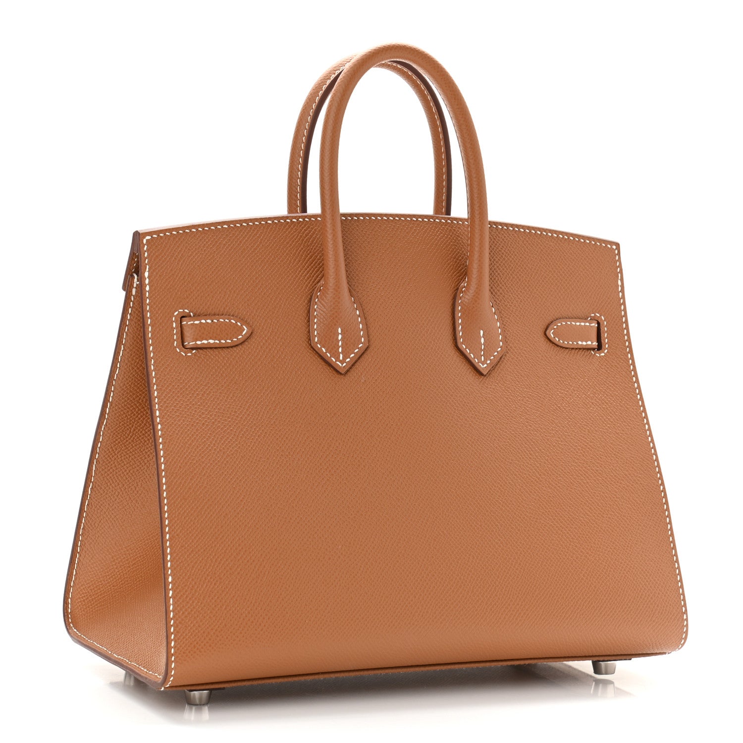 Hermes Madame Calfskin Birkin Sellier 25 Gold 3 of 11