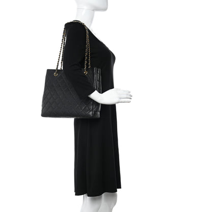 Chanel Caviar Quilted Shopper Tote Black 2 of 11