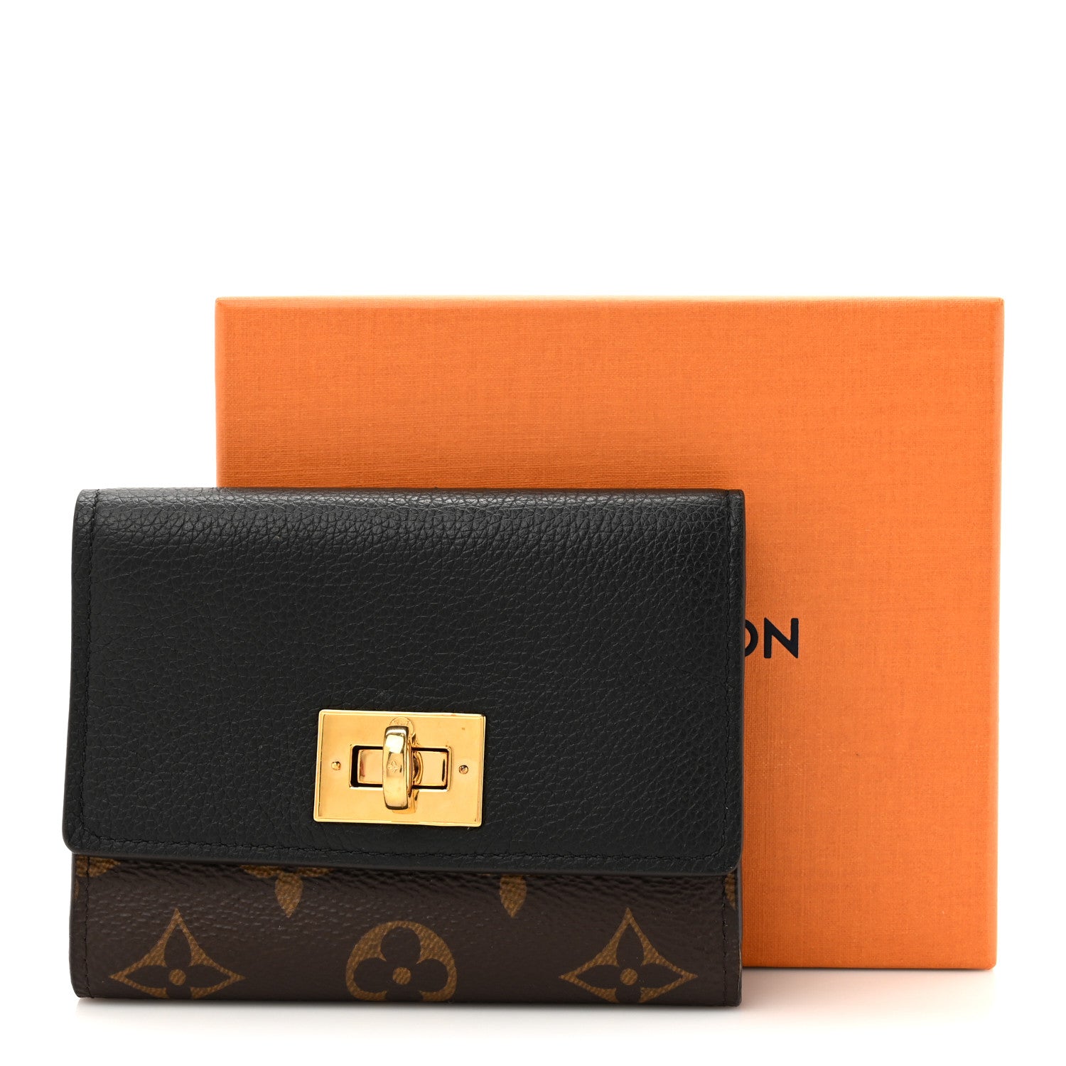Louis Vuitton Monogram Victorine On My Side Wallet Black 10 of 10
