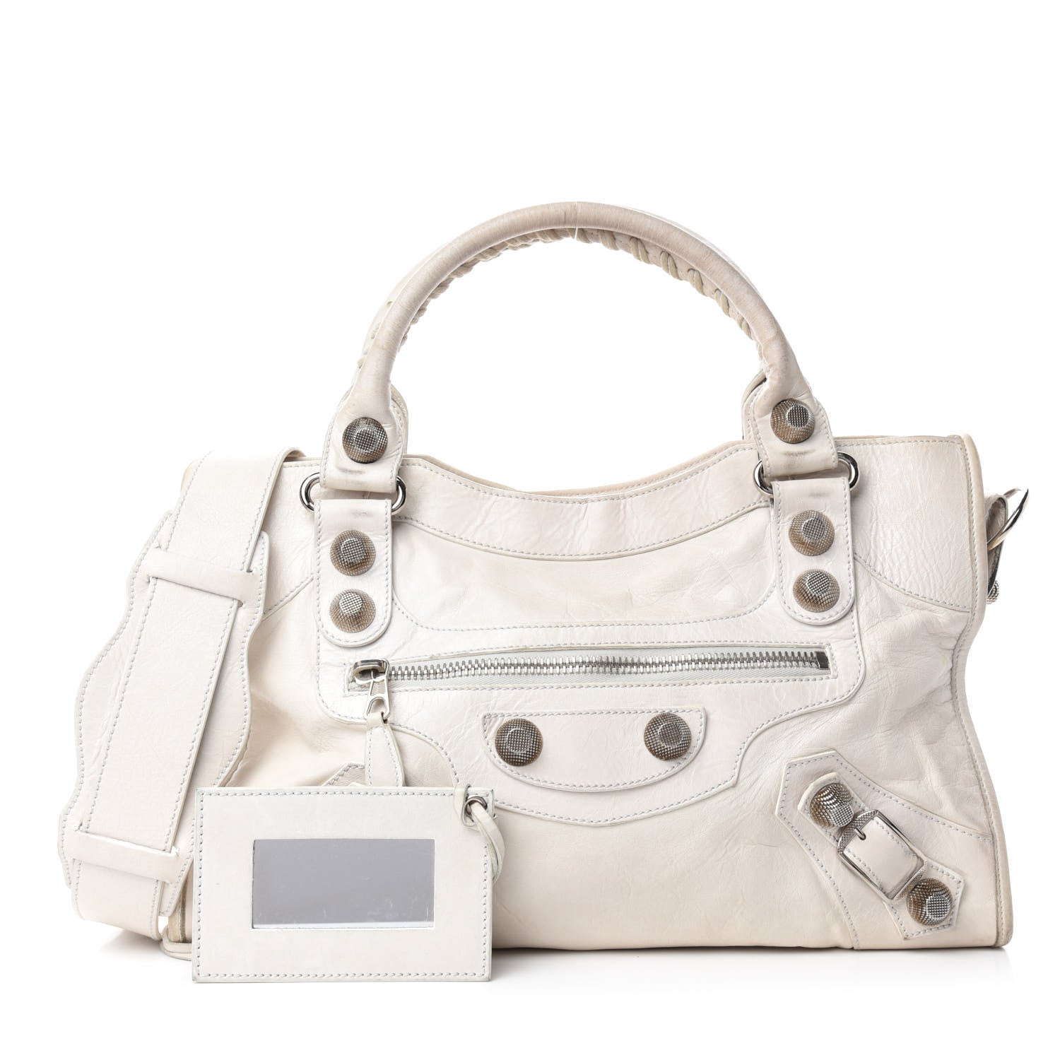 Balenciaga Agneau Giant 21 Rose Gold Hardware City White Light 1 of 13