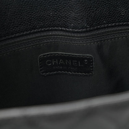 Chanel Caviar Quilted Grand Shopping Tote GST Black 6 of 19