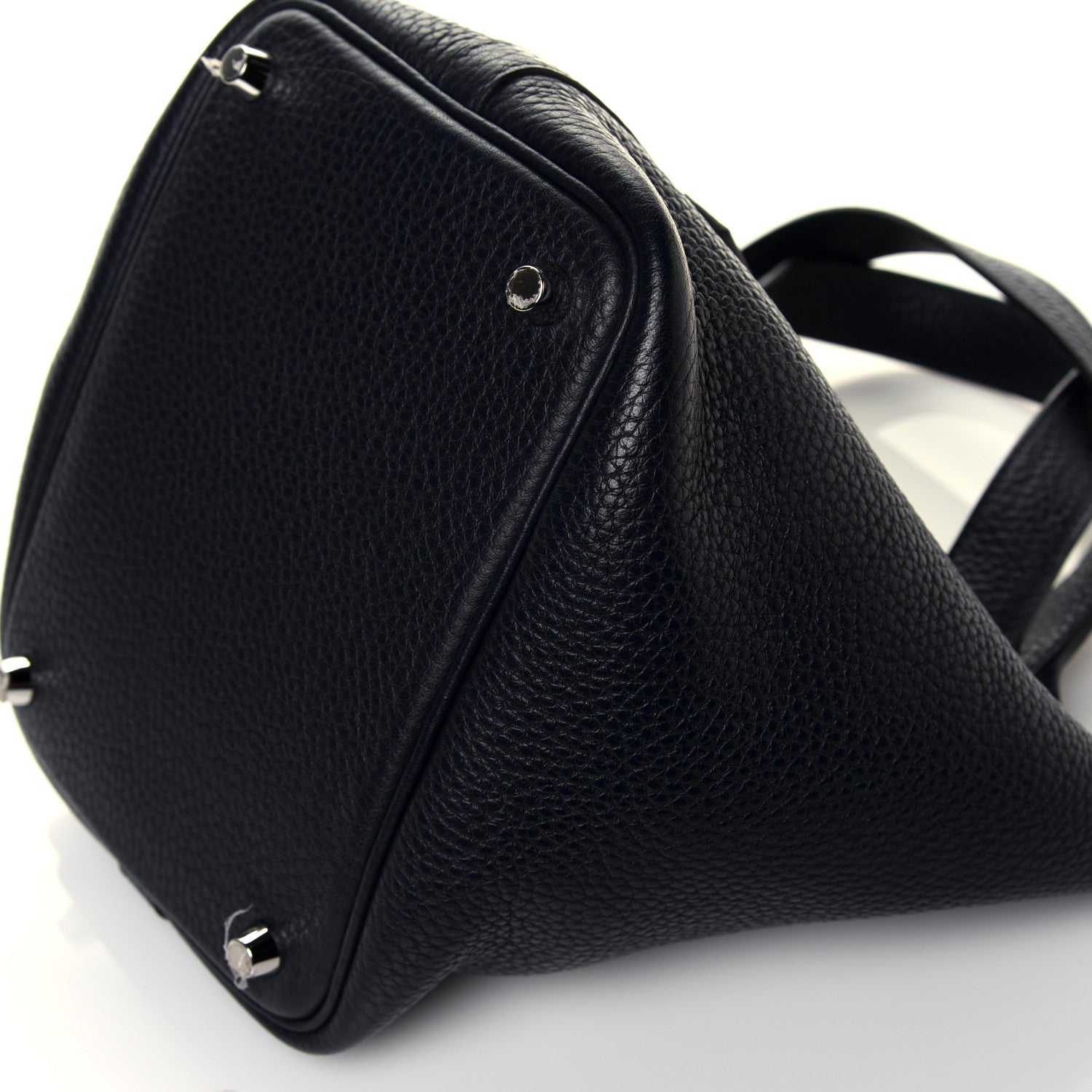 Hermes Taurillon Clemence Picotin Lock 18 PM Bleu Nuit 9 of 10