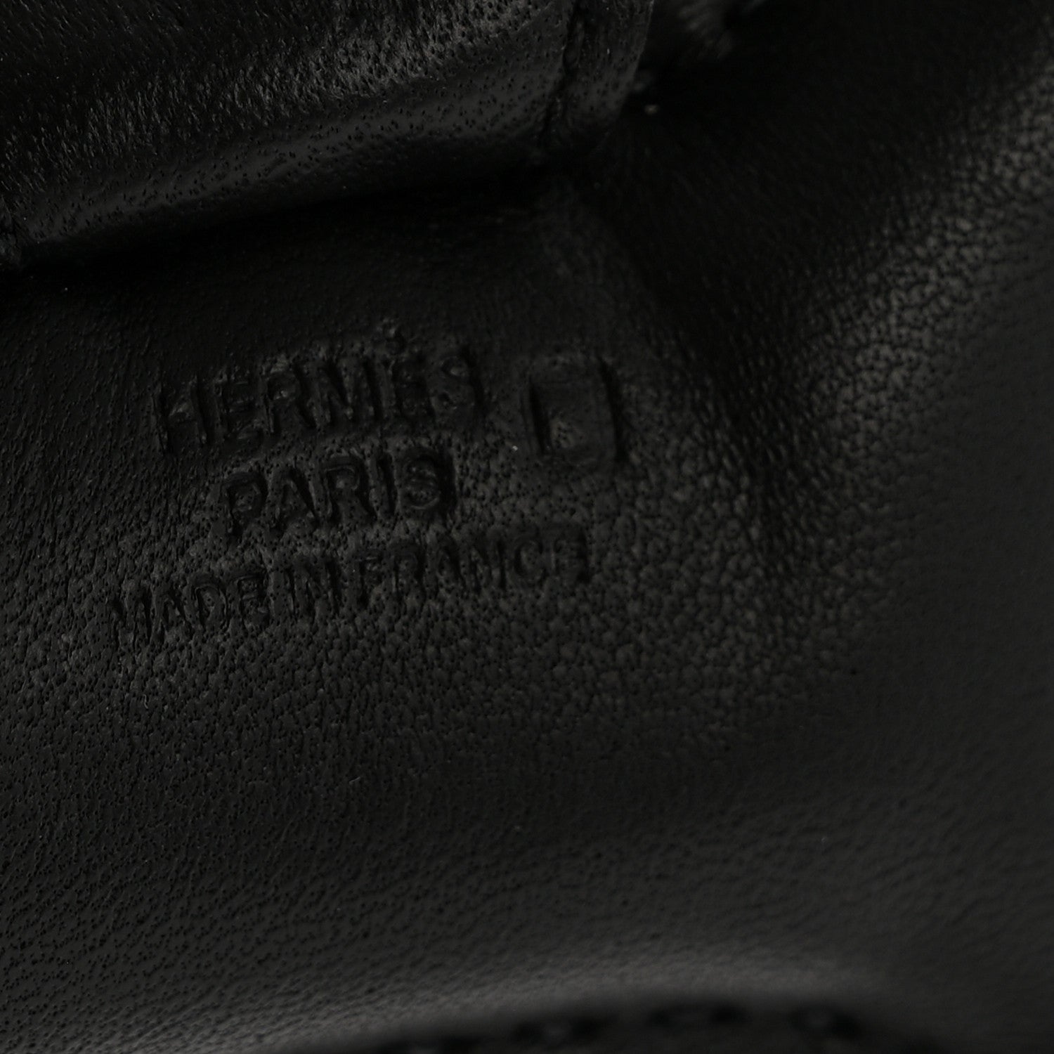 Hermes Milo Lambskin Matte Alligator Touch Grigri Rodeo Horse Bag Charm PM So Black 3 of 5
