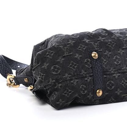 Louis Vuitton Denim Neo Cabby MM Black 8 of 10