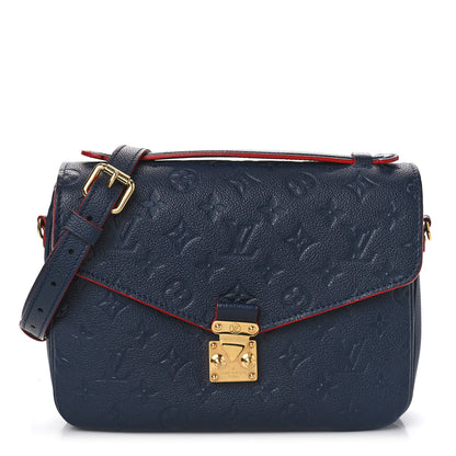 Louis Vuitton Empreinte Pochette Metis Marine Rouge 1 of 8