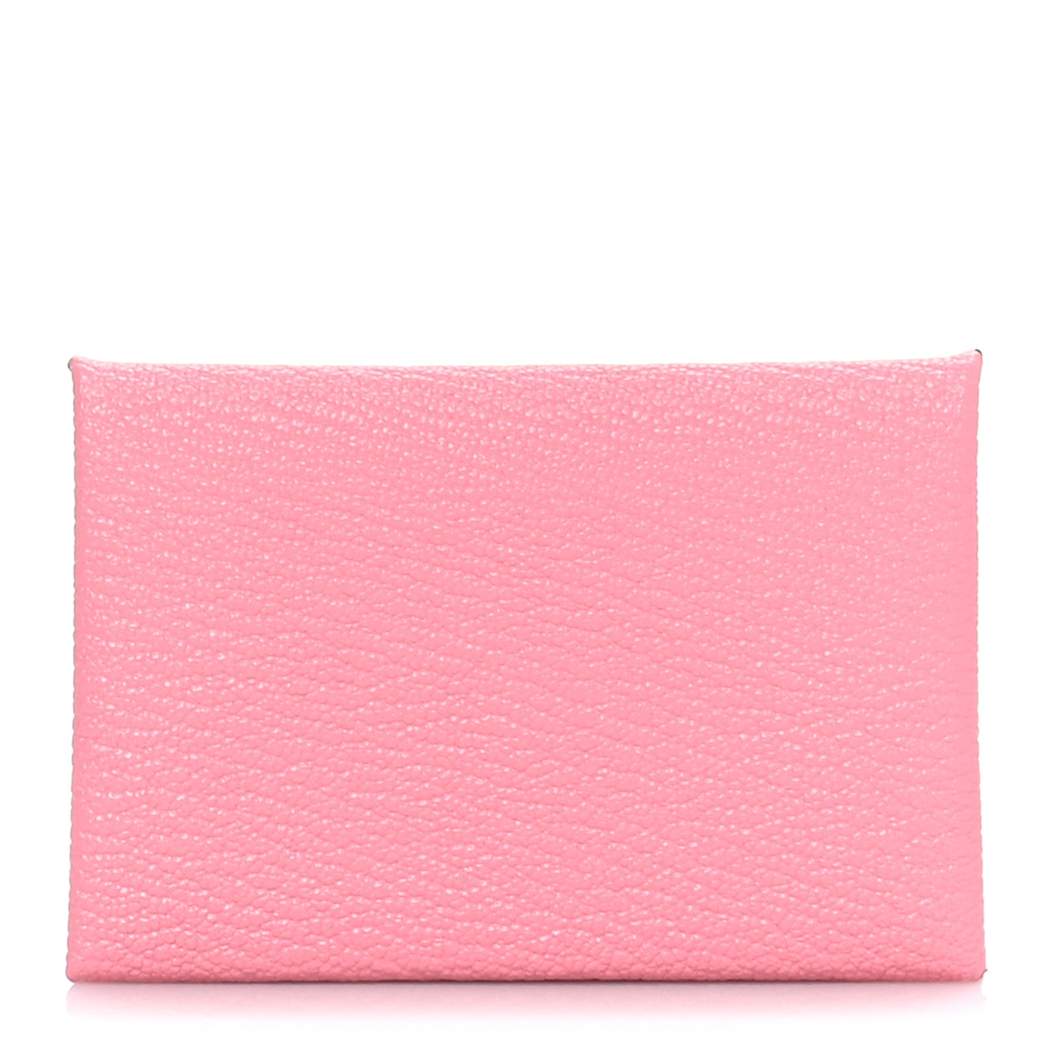 Hermes Chevre Chandra Verso Calvi Card Case Rose Confetti Brique 1 of 8