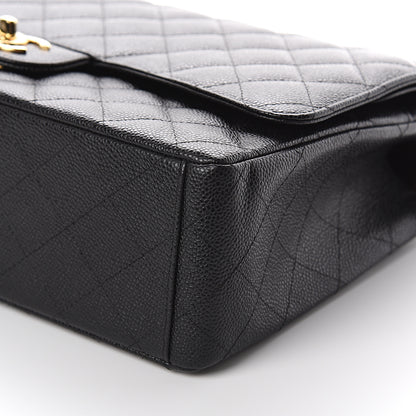 Chanel Caviar Quilted Maxi Double Flap Black 9 of 9