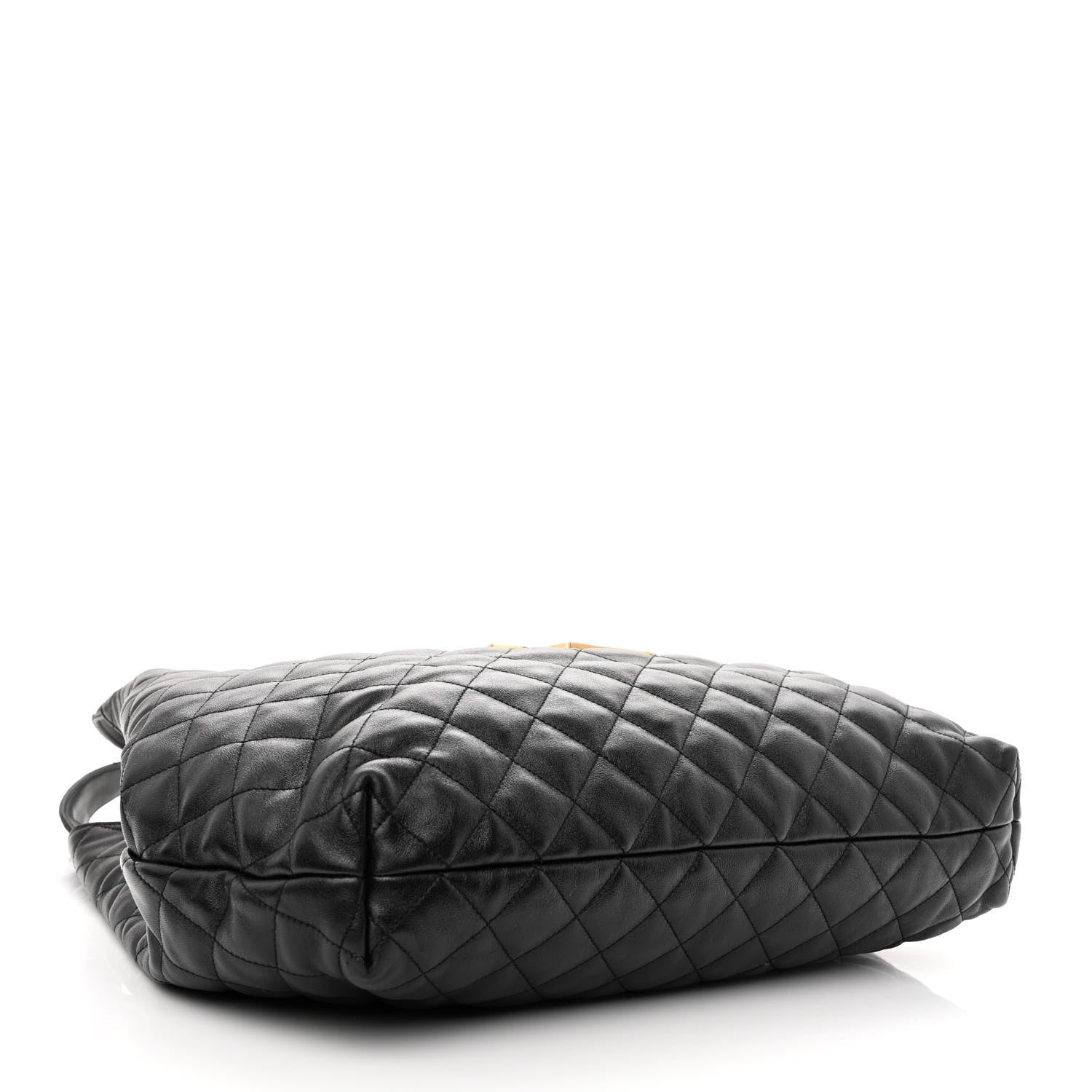 Saint Laurent Lambskin Quilted Maxi Icare Shopping Tote Black 5 of 12