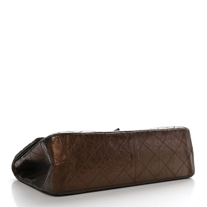 Chanel Metallic Aged Calfskin Quilted 2.55 Reissue 227 Flap Bronze 4 of 10