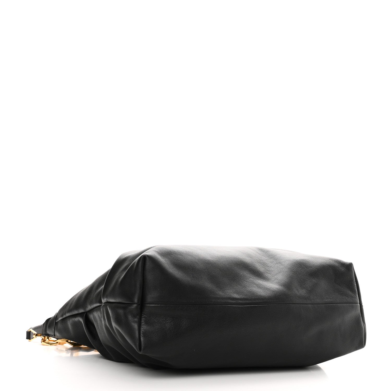 Jimmy Choo Soft Calfskin Medium Diamond Hobo Black 4 of 9