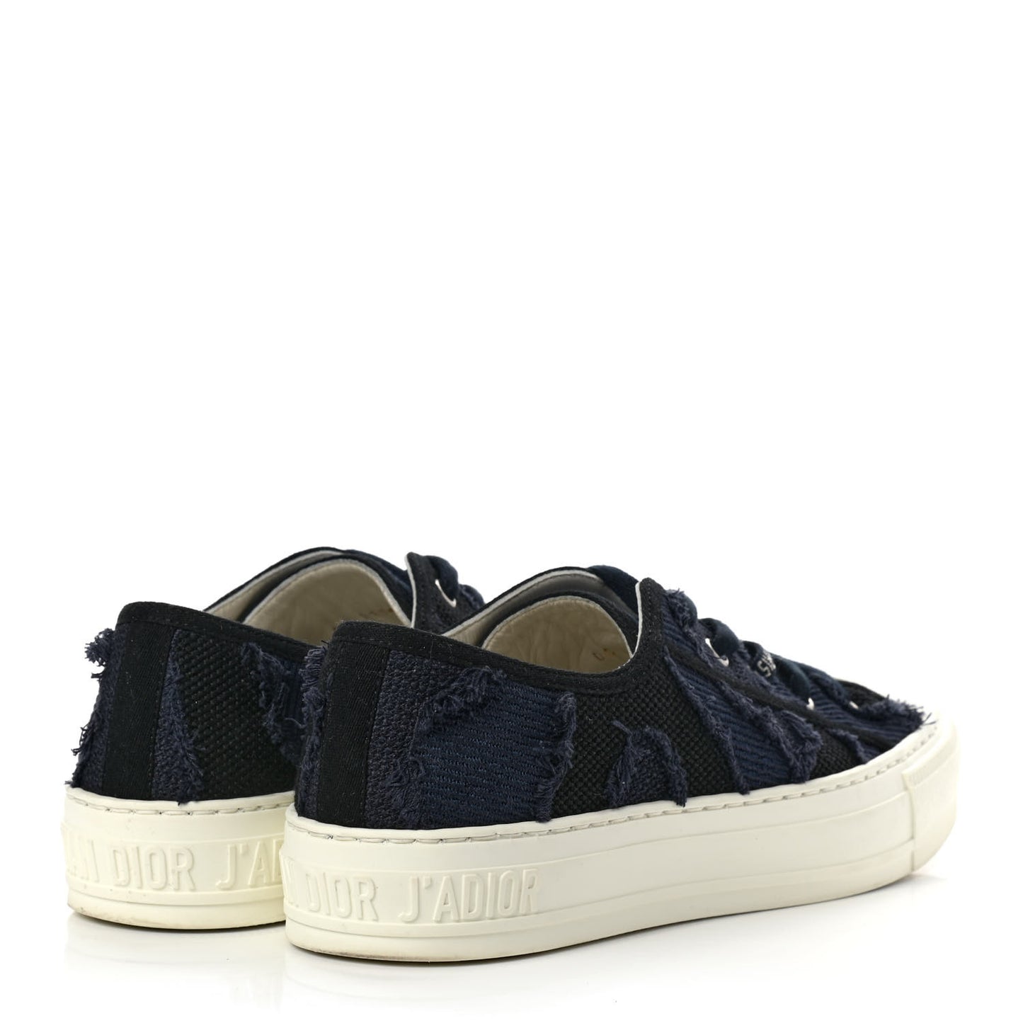 Canvas Camouflage Walk'N'Dior Low Top Sneakers 37 Deep Blue