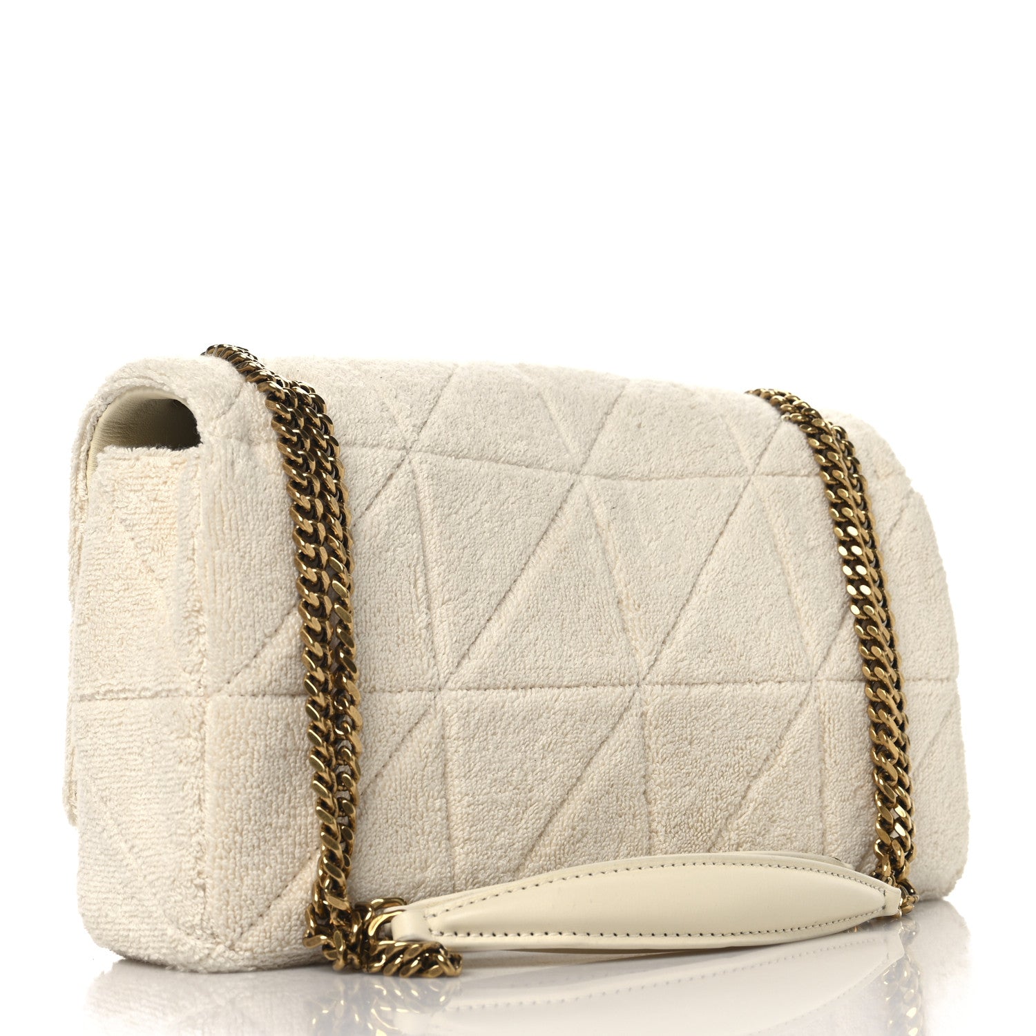 Saint Laurent Terry Patchwork Monogram Medium Jamie Tropical Sand 3 of 10