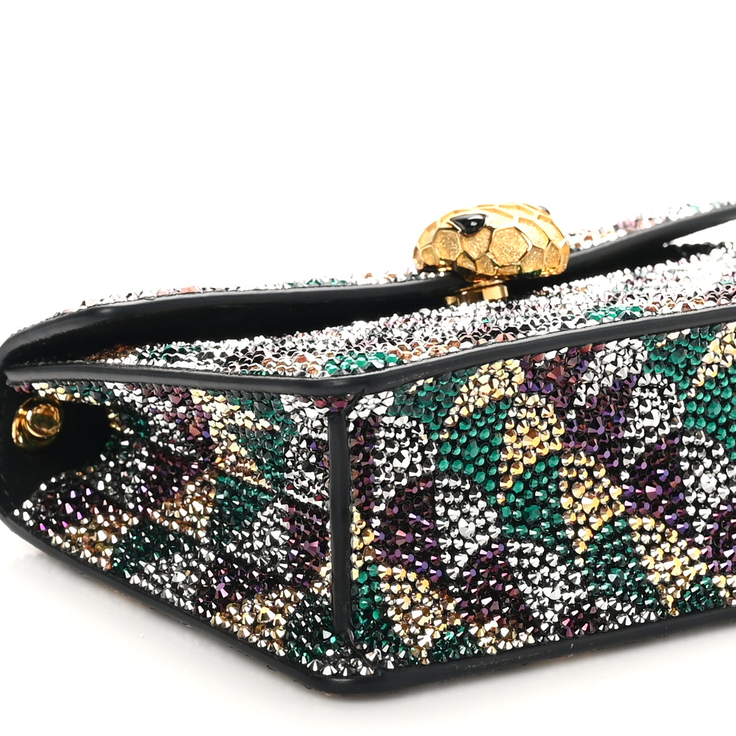 Calla Crystal Serpenti Forever Mini Crossbody Bag Multicolor