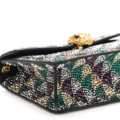 Bulgari Calla Crystal Serpenti Forever Mini Crossbody Bag Multicolor 9 of 11