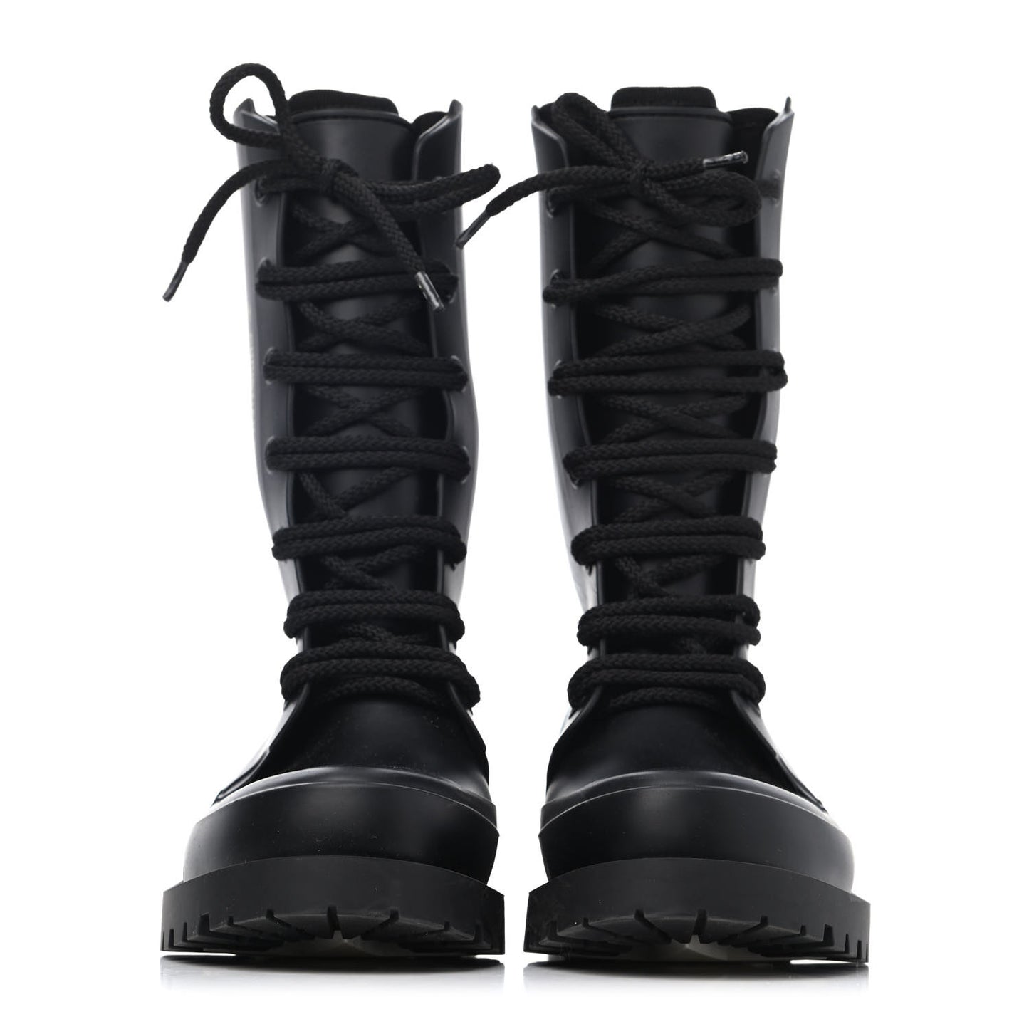 Rubber Diorcamp Low Boots 35 Black