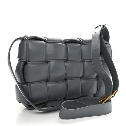 Bottega Veneta Nappa Maxi Intreccio Padded Cassette Crossbody Bag Thunder 3 of 8