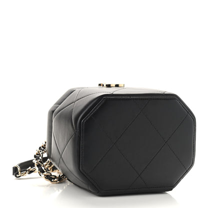 Chanel Lambskin Quilted Vendome Case Black 4 of 9