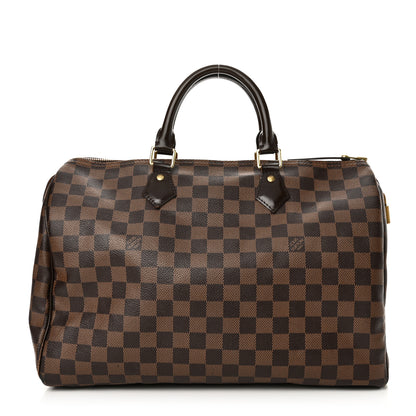Louis Vuitton Damier Ebene Speedy 35 1 of 18