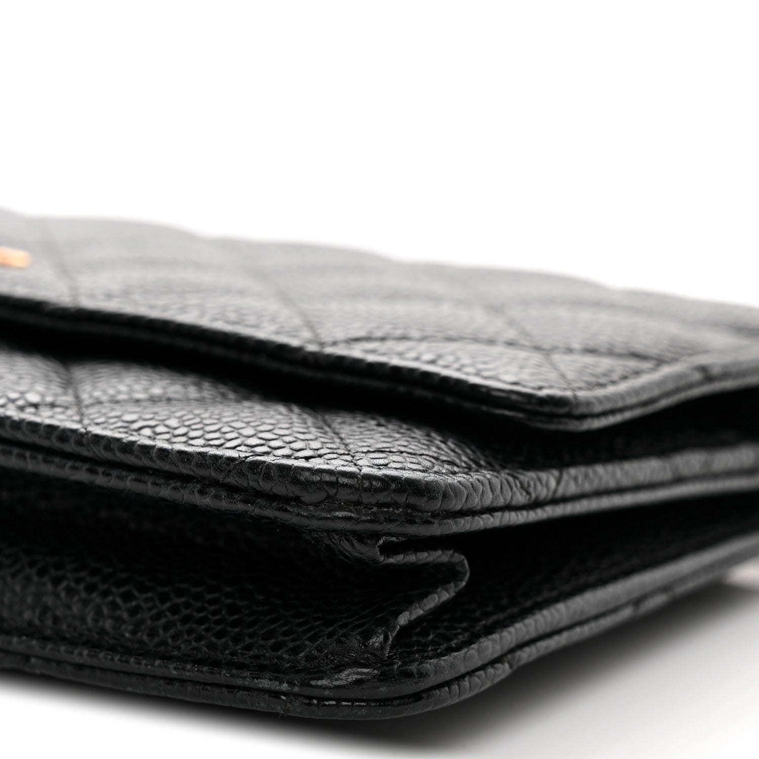 Chanel Caviar Quilted Wallet On Chain WOC Black 11 of 12