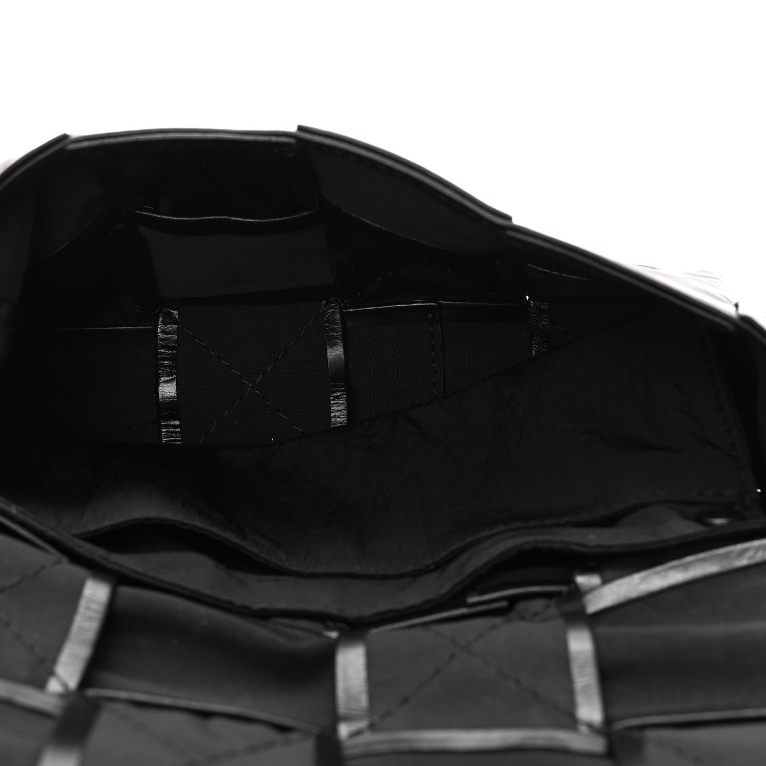 Bottega Veneta Paper Calfskin Intrecciato Cassette Belt Bag Black 5 of 11