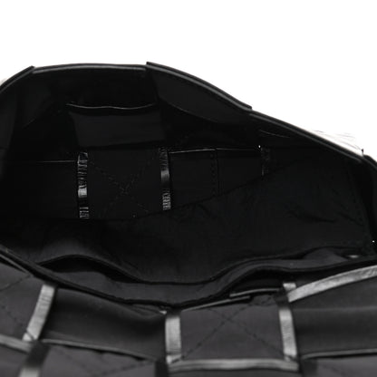 Bottega Veneta Paper Calfskin Intrecciato Cassette Belt Bag Black 5 of 11