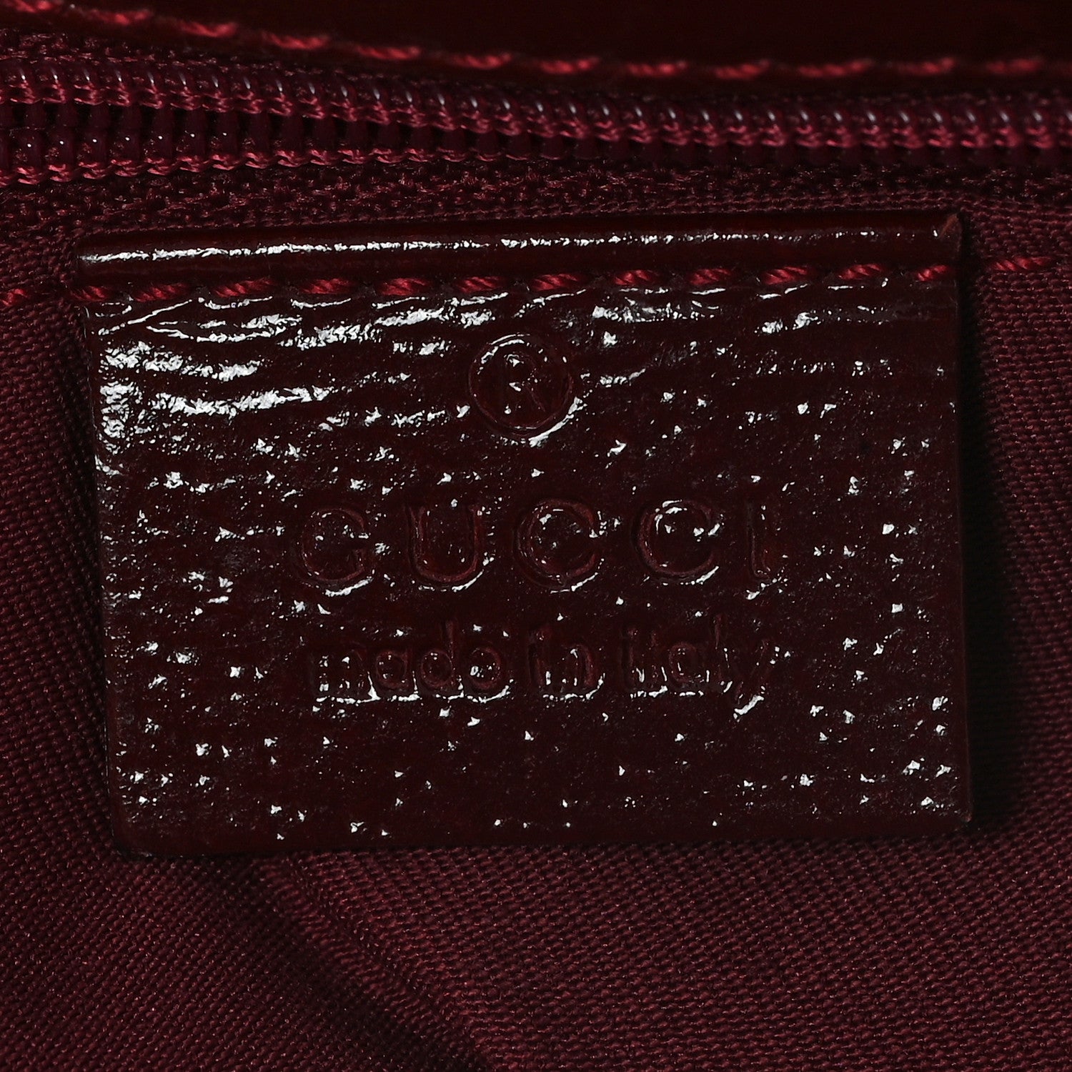 Gucci Monogram Medium Eclipse Tote Red 6 of 12