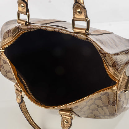 Gucci Crystal Monogram Joy Medium Boston 5 of 8