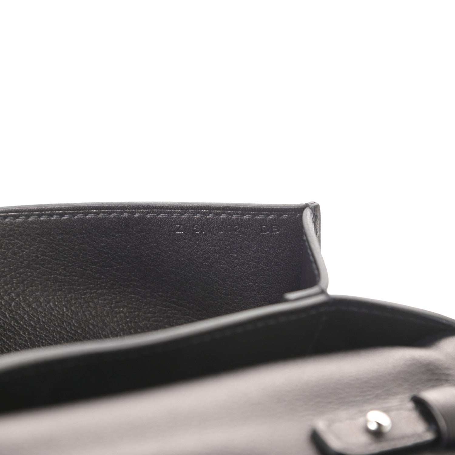 Hermes Evergrain Evercolor H Passant Clutch Bleu Indigo Black Bleu Nuit 7 of 13