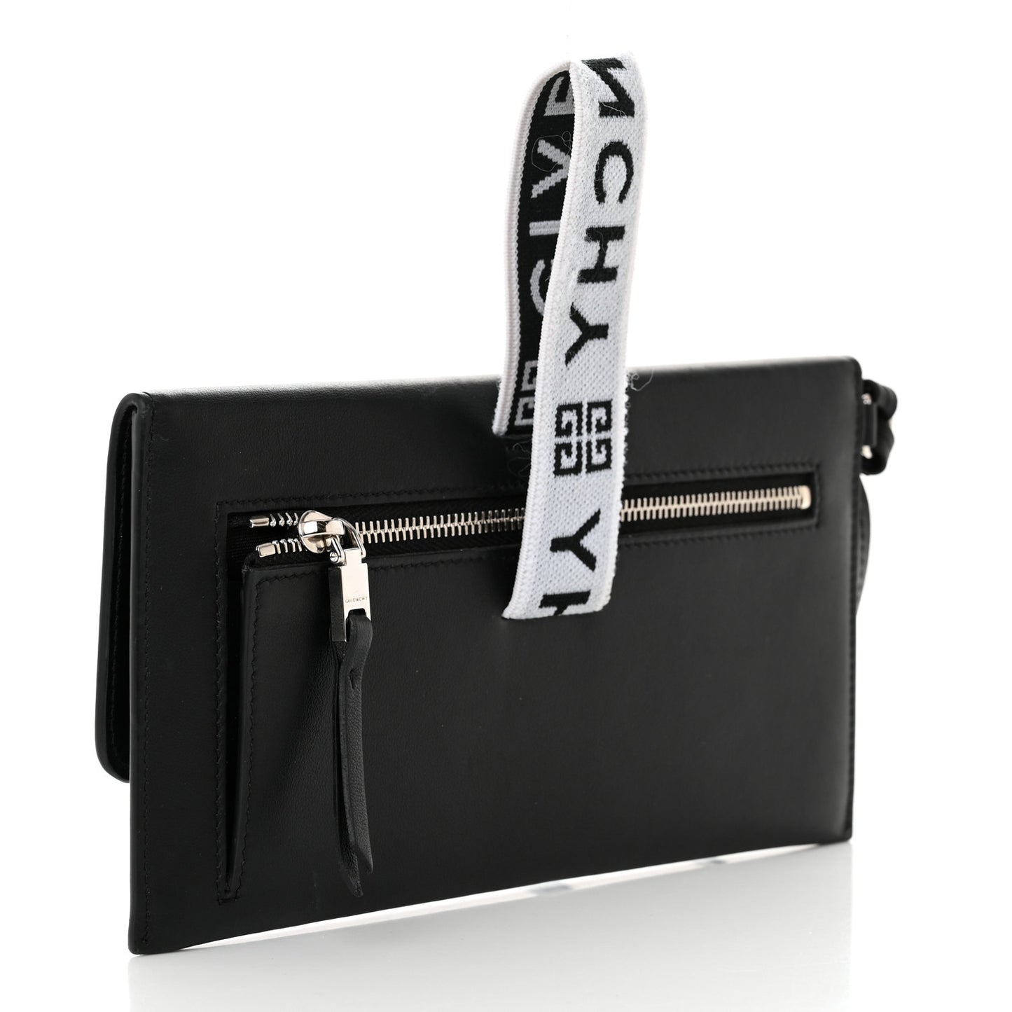 Calfskin 4G Flap Pouch Black