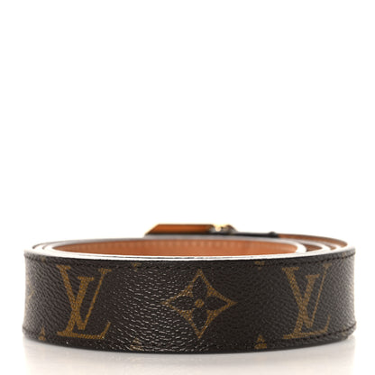 Louis Vuitton Monogram Ceinture Belt Gold Buckle 95 38 2 of 8